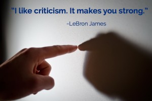 embrace criticism