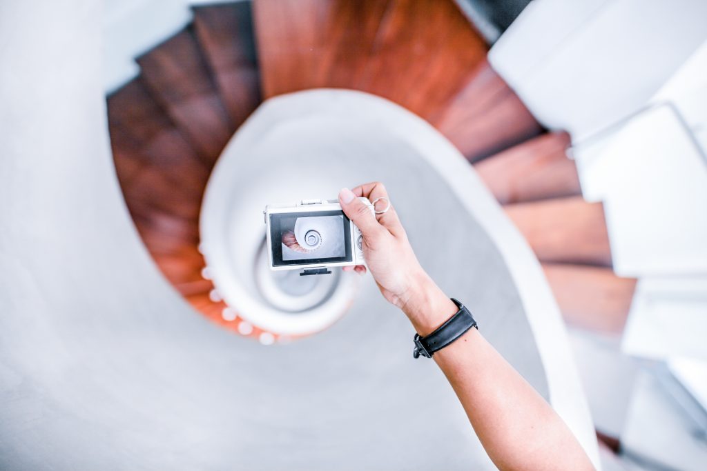 spiral staircase stay focused