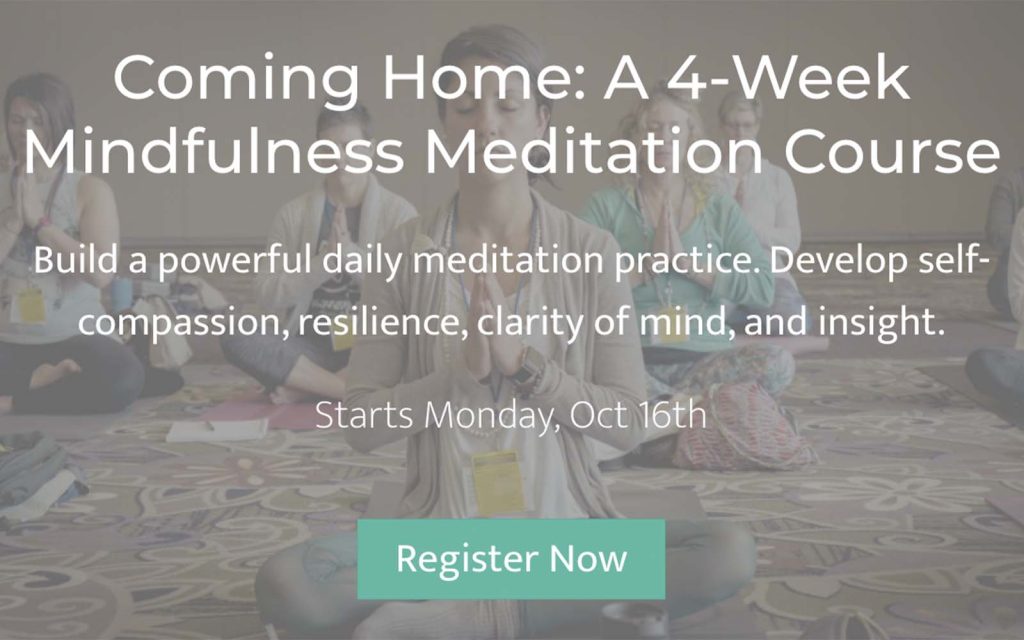 Coming Home Mindfulness Meditation Training Program